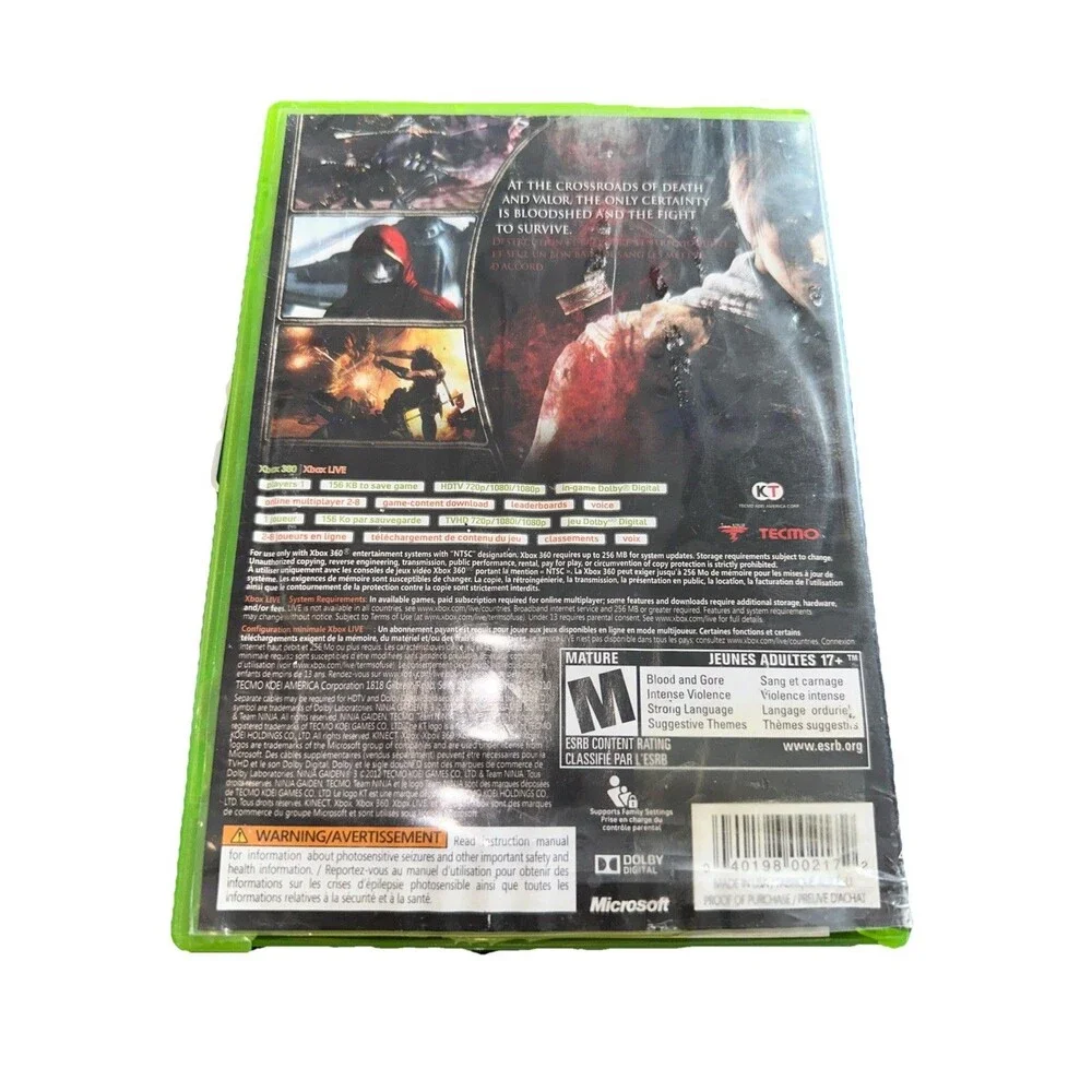 Ninja Gaiden 3 Microsoft Xbox 360